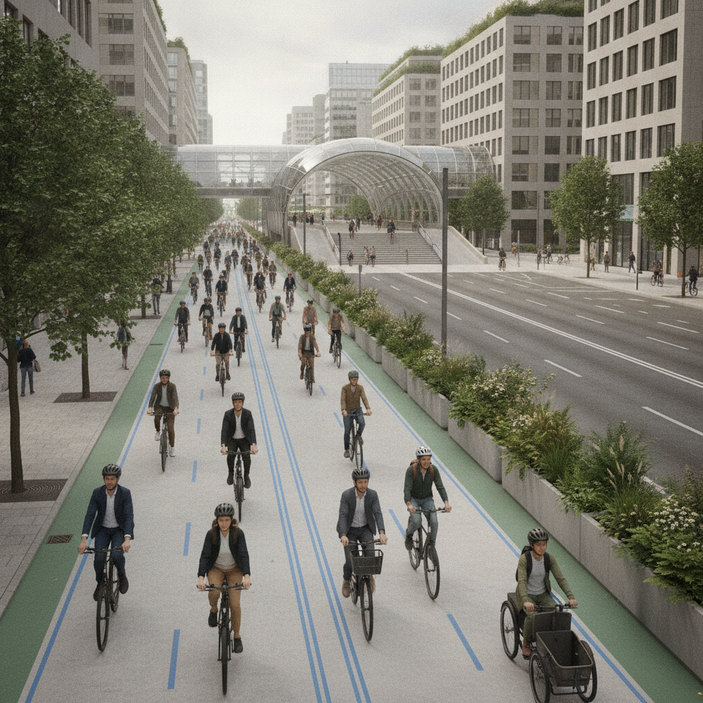 จับตาเลน e-bike ปี 2027 ทางเลือกใหม่คนเมืองลดค่าน้ำมัน - micromobility-lane-city-ebike-trend