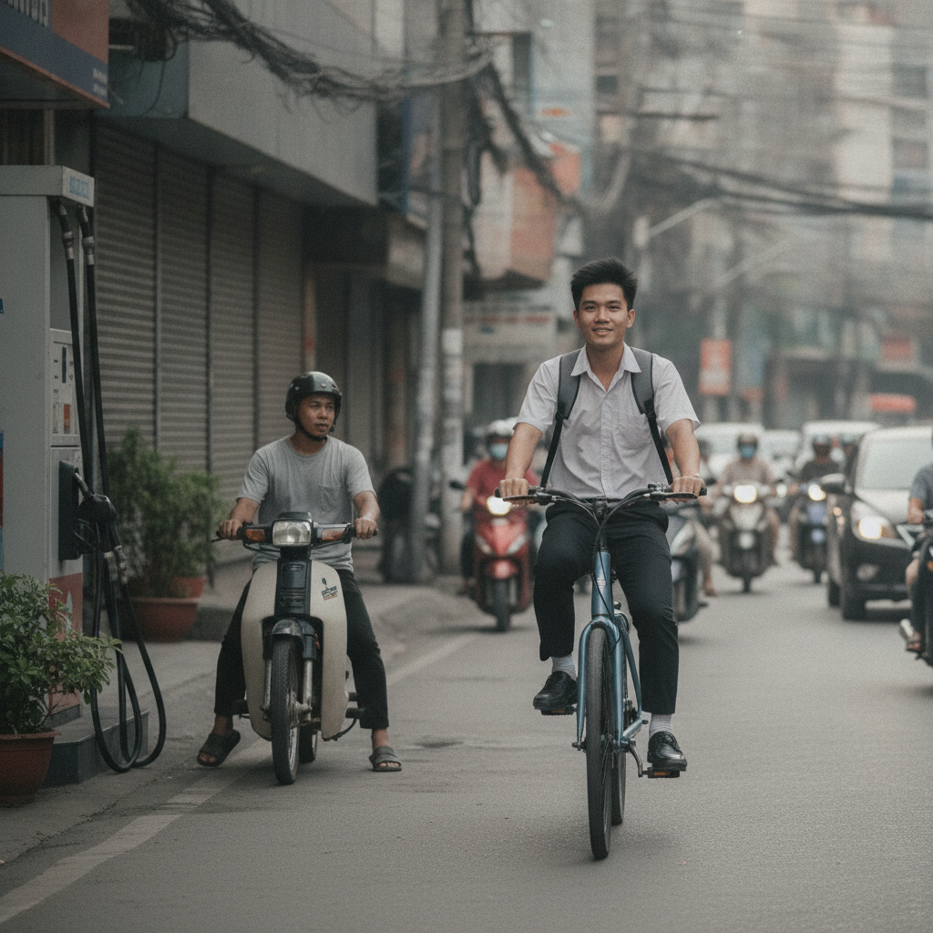 ขี่ e-Bike 1 เดือน ค่าไฟกี่บาท? สรุปตัวเลขเทียบกับน้ำมัน - monthly-ebike-electricity-cost-comparison