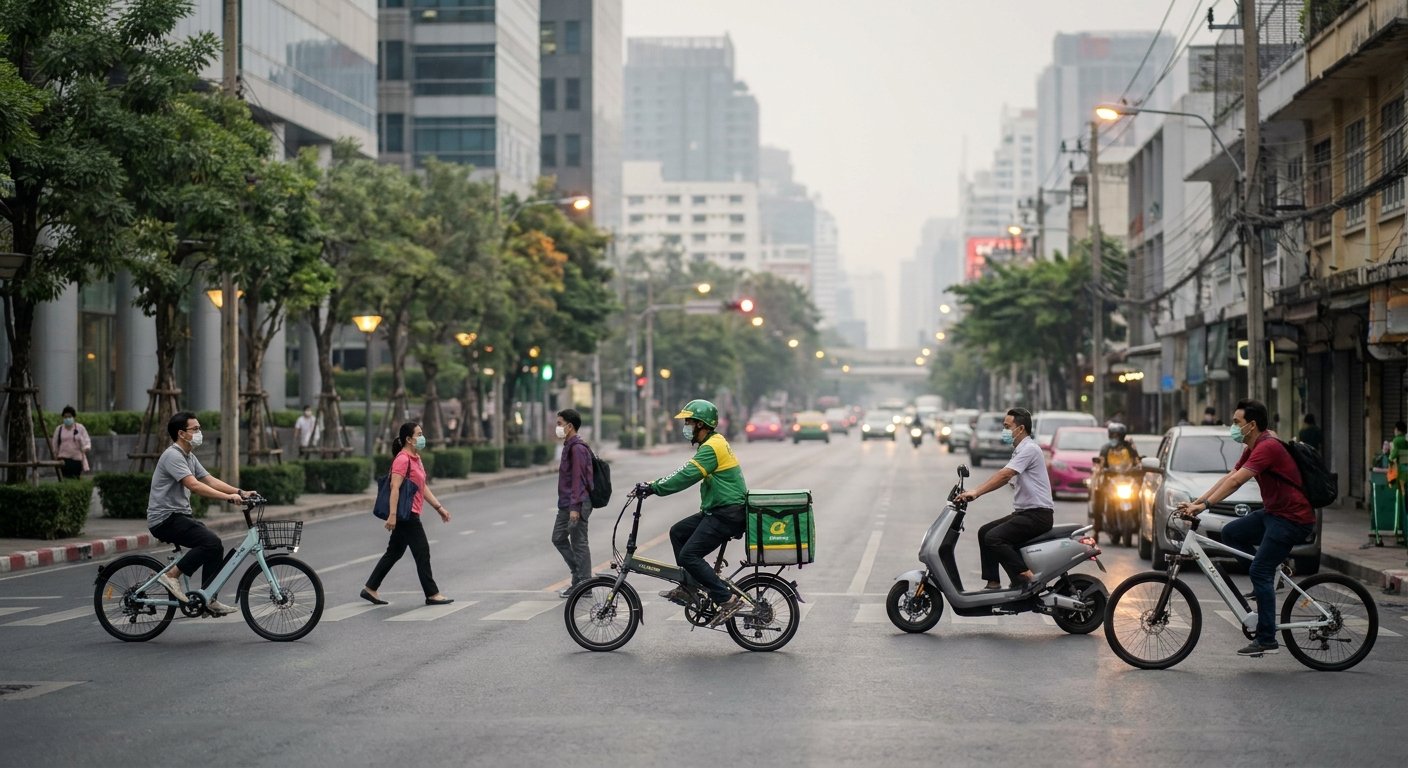 รับมือฝุ่น PM2.5 ปลายปี 2026 คนกรุงหันใช้ e-Bike ไร้มลพิษ