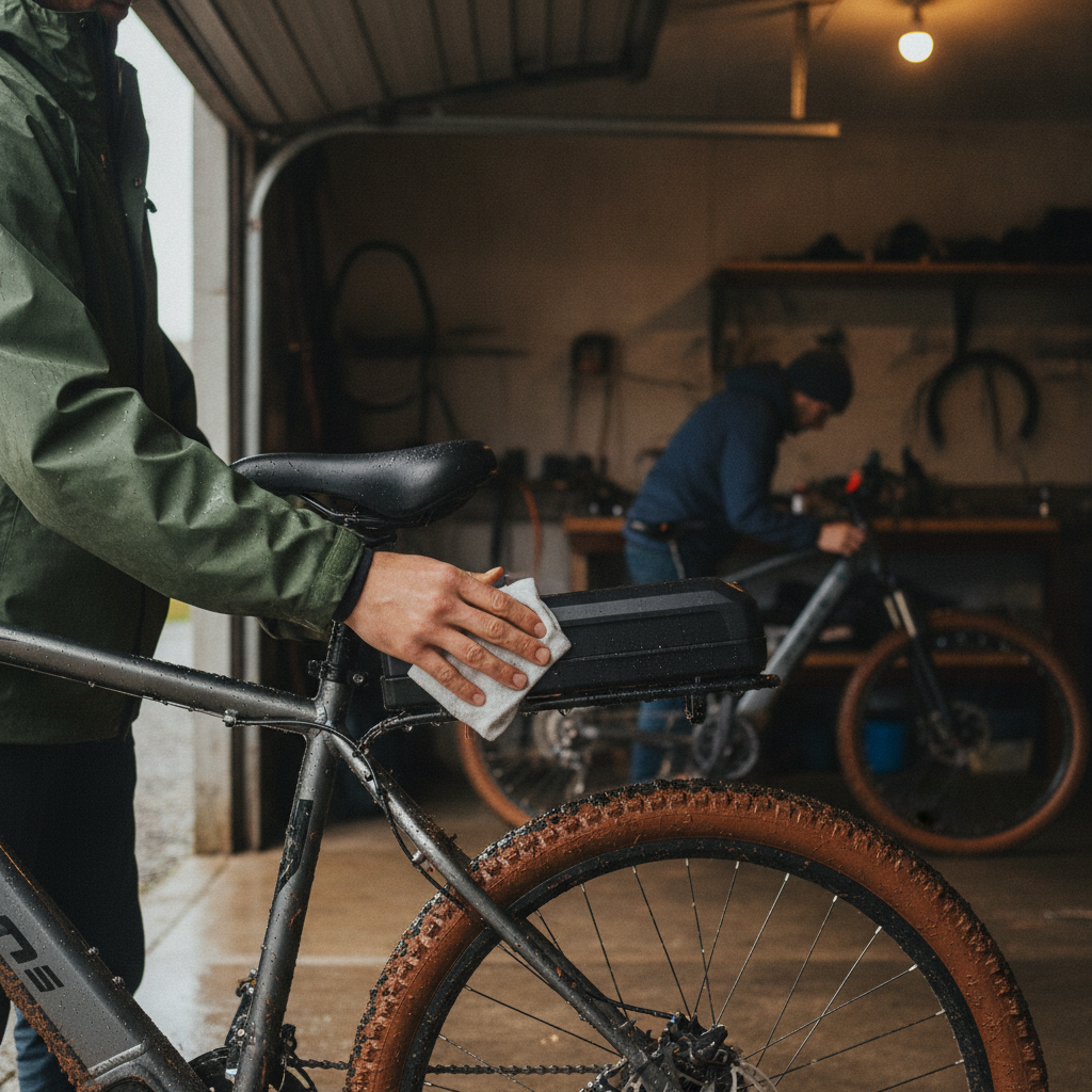 5 วิธีดูแลจักรยานไฟฟ้าหน้าฝน ป้องกันไฟช็อต มอเตอร์ไม่พัง - rainy-season-ebike-care-tips