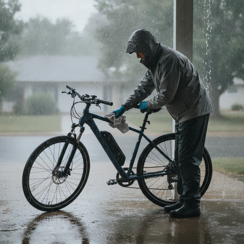วิธีดูแล E-Bike หน้าฝน ลุยน้ำอย่างไรไม่ให้มอเตอร์พัง - rainy-season-ebike-care-tips