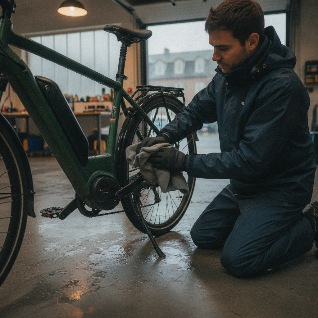วิธีดูแลจักรยานไฟฟ้าหน้าฝน ลุยน้ำอย่างไรไม่ให้มอเตอร์พัง - rainy-season-ebike-maintenance-tips