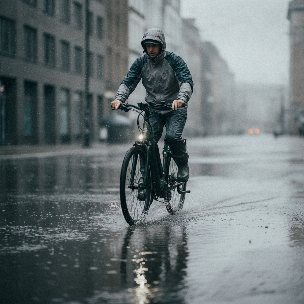 ขี่ e-Bike หน้าฝนลุยน้ำได้ไหม? วิธีดูแลระบบไฟไม่ให้พัง - riding-ebike-rain-maintenance-tips