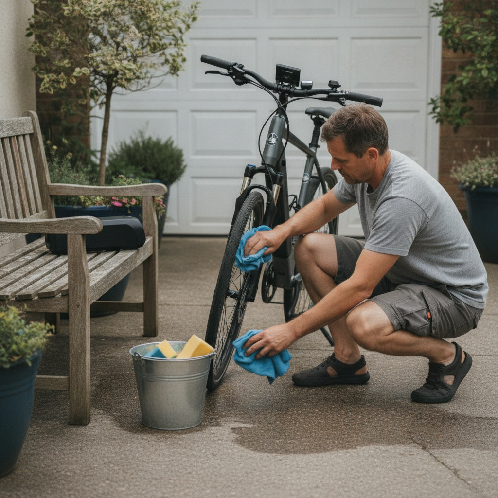 วิธีล้าง e-Bike ให้ปลอดภัย มอเตอร์ไม่พัง ระบบไฟไม่ช็อต - safe-cleaning-guide-electric-bike