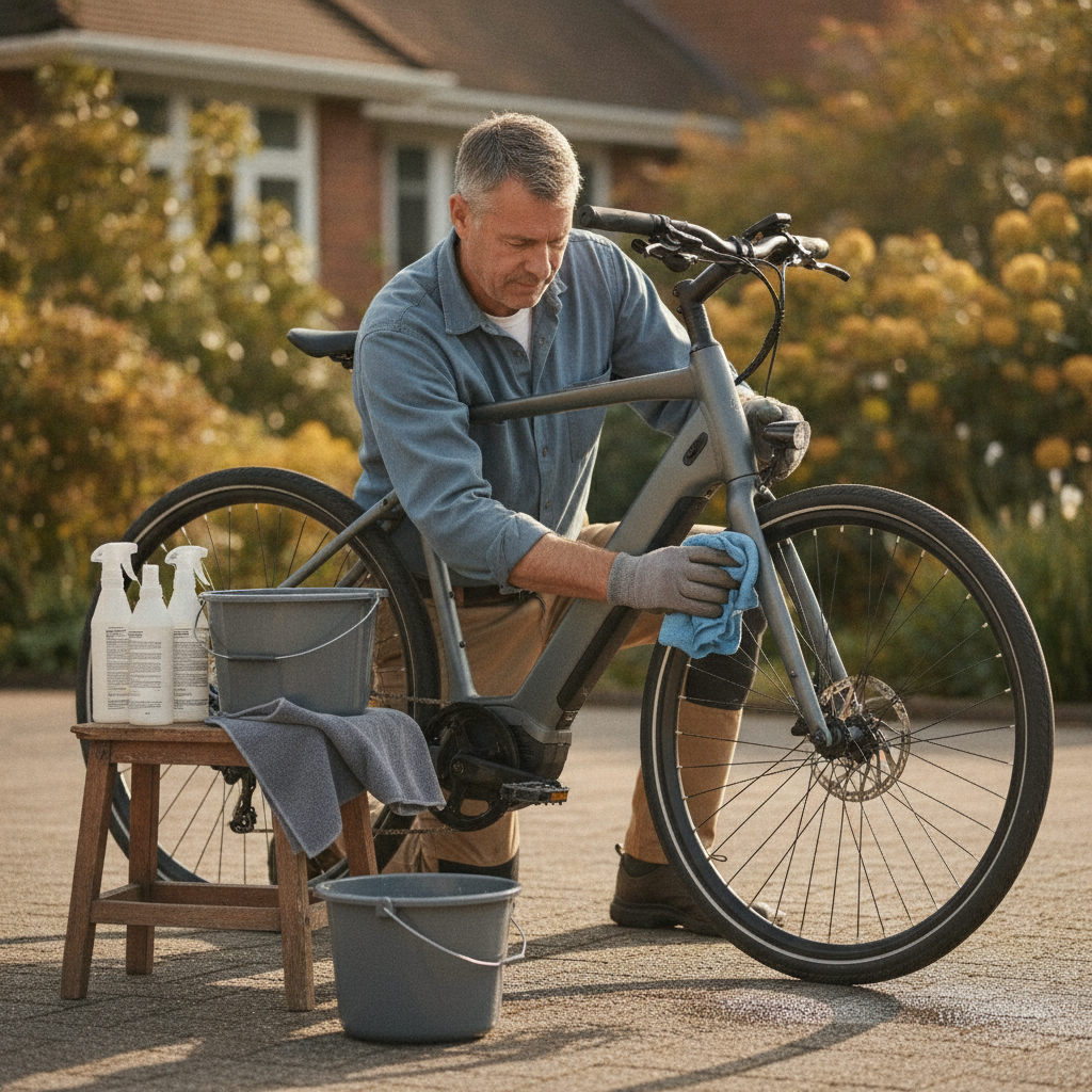 วิธีล้างจักรยานไฟฟ้าอย่างปลอดภัย น้ำไม่เข้ามอเตอร์และแบต - safe-cleaning-guide-for-ebike