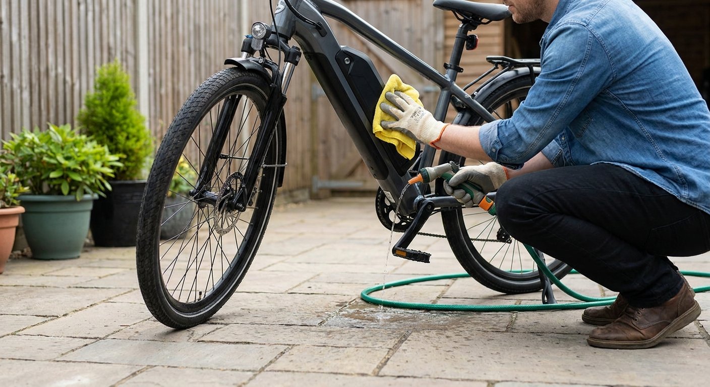 วิธีล้าง e-Bike ให้ปลอดภัย มอเตอร์ไม่พัง แบตไม่ช็อต