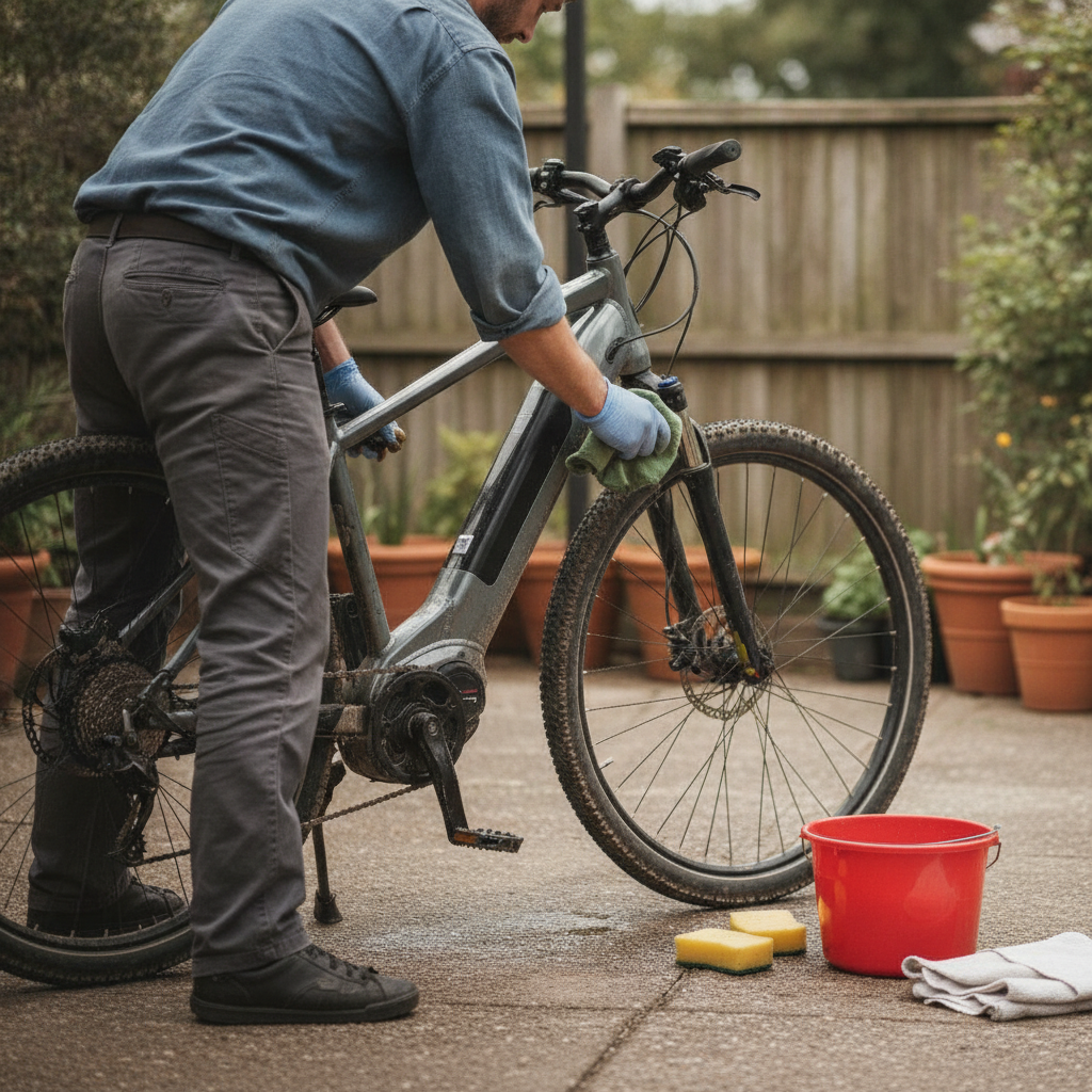 วิธีล้างจักรยานไฟฟ้าให้ปลอดภัย น้ำไม่เข้ามอเตอร์ ไม่พัง - safe-ebike-cleaning-maintenance-guide