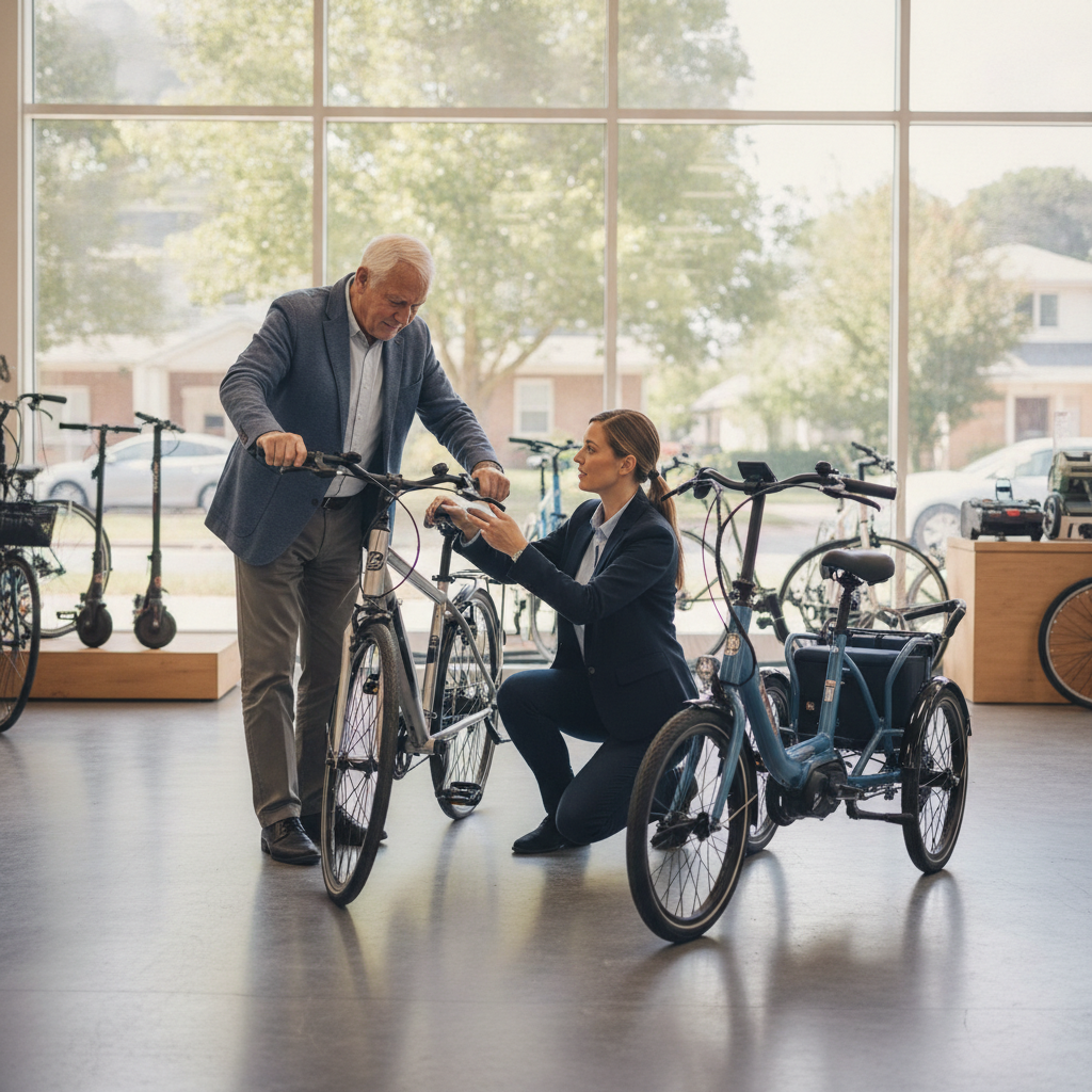 วิธีเลือกจักรยานไฟฟ้าให้ผู้สูงอายุ ขี่ง่าย ปลอดภัย ไม่ล้ม - safe-ebike-selection-seniors-guide