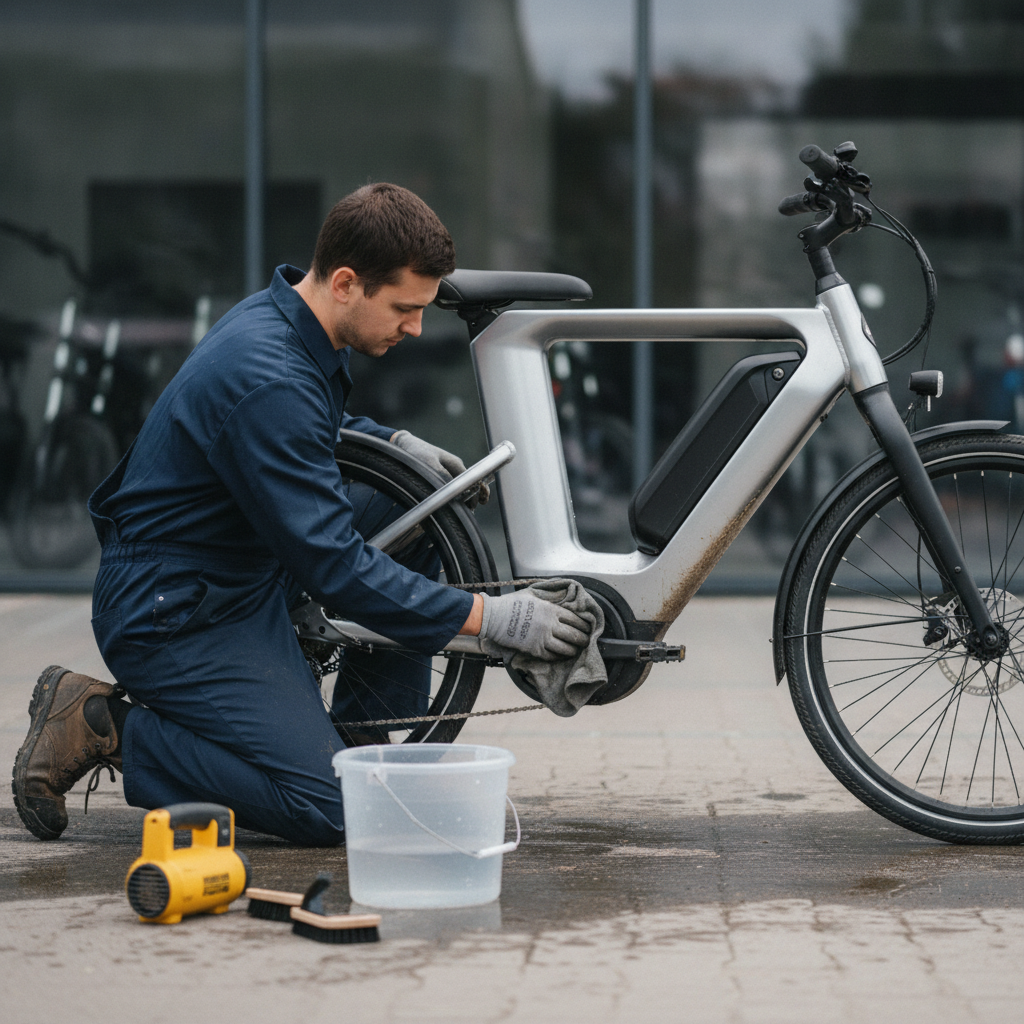 วิธีล้างจักรยานไฟฟ้าอย่างปลอดภัย ป้องกันน้ำเข้ามอเตอร์ - safe-ebike-washing-maintenance-guide