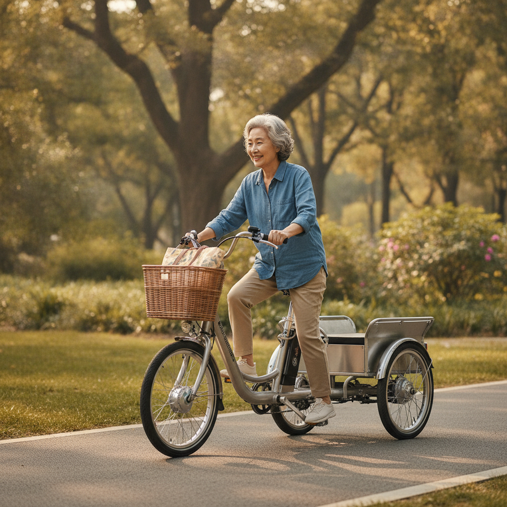 วิธีเลือกจักรยานไฟฟ้าให้ผู้สูงอายุ ขี่ง่าย ปลอดภัย ไม่ล้ม - safe-electric-bike-for-seniors