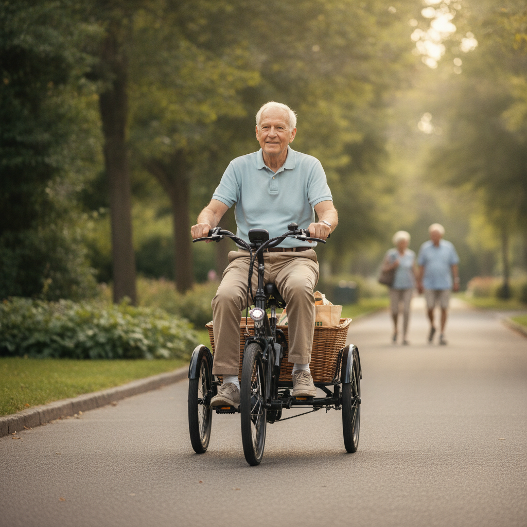 วิธีเลือกจักรยานไฟฟ้าผู้สูงอายุ ขี่ง่าย ปลอดภัย ไม่ล้ม - safe-electric-bike-for-seniors