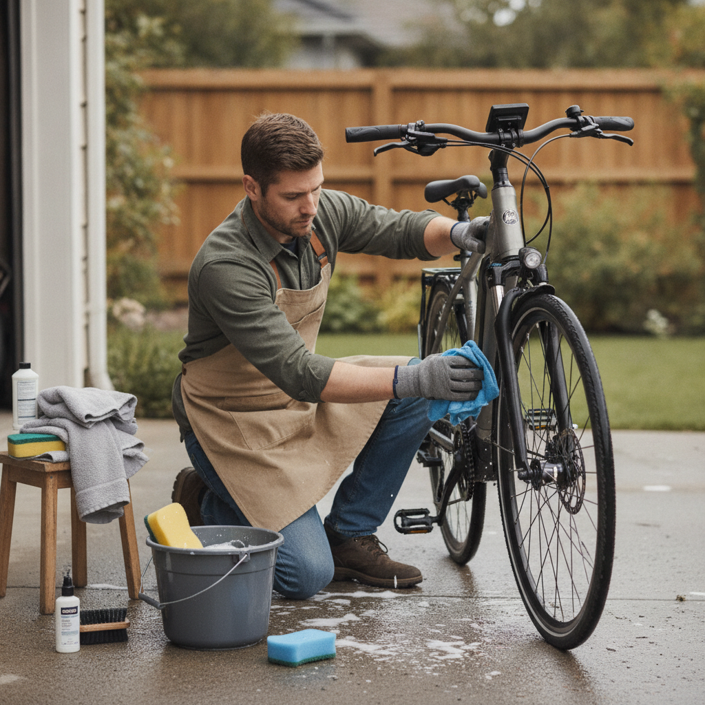 วิธีล้างจักรยานไฟฟ้าอย่างปลอดภัย ไม่ให้มอเตอร์-แบตพัง - safe-way-to-wash-ebike