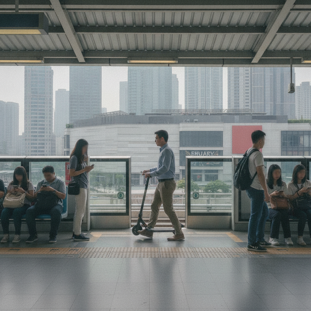 พับสกู๊ตเตอร์ไฟฟ้าขึ้น BTS MRT ได้ไหม? สรุปกฎระเบียบปี 2026 - scooter-on-bts-mrt-rules