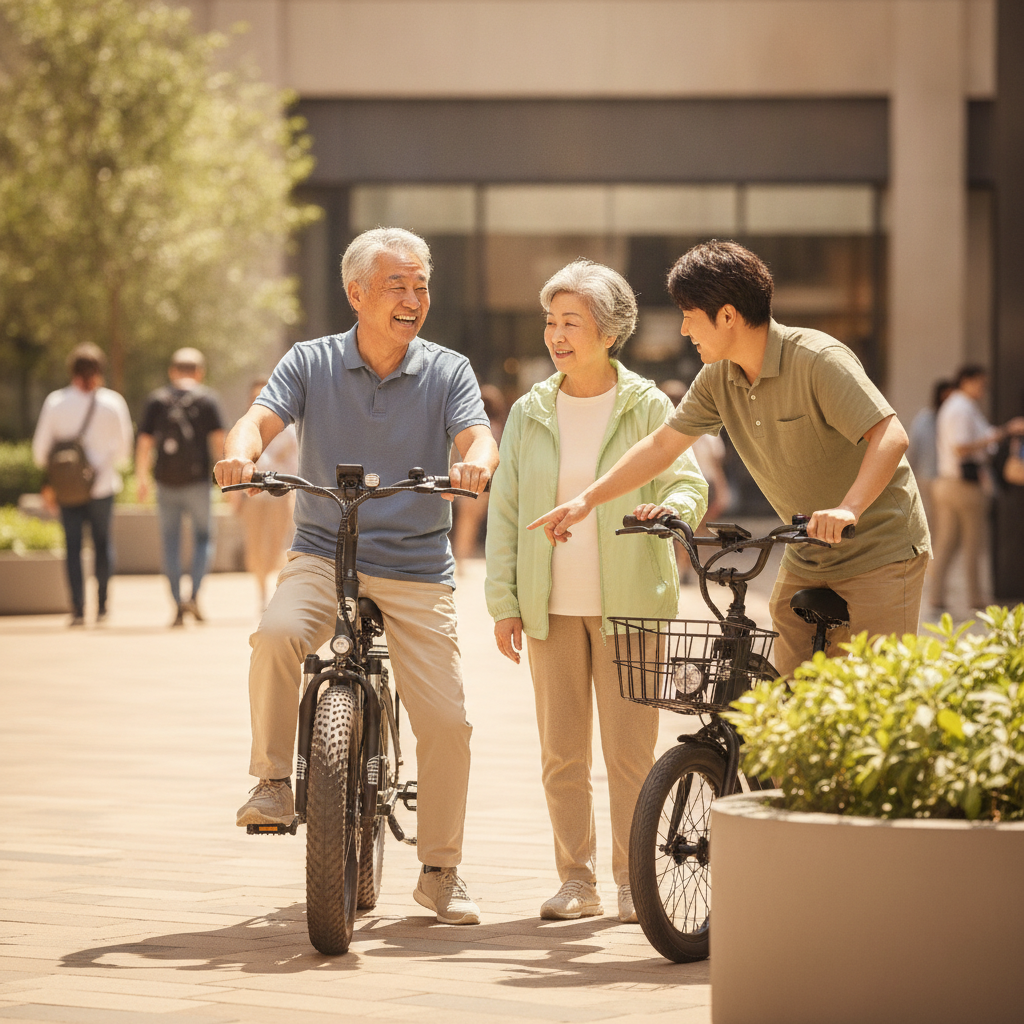 ผู้สูงอายุเลือกซื้อ e-Bike อย่างไร ปลอดภัย ขี่ง่าย ไม่ล้ม - senior-ebike-buying-guide-safety