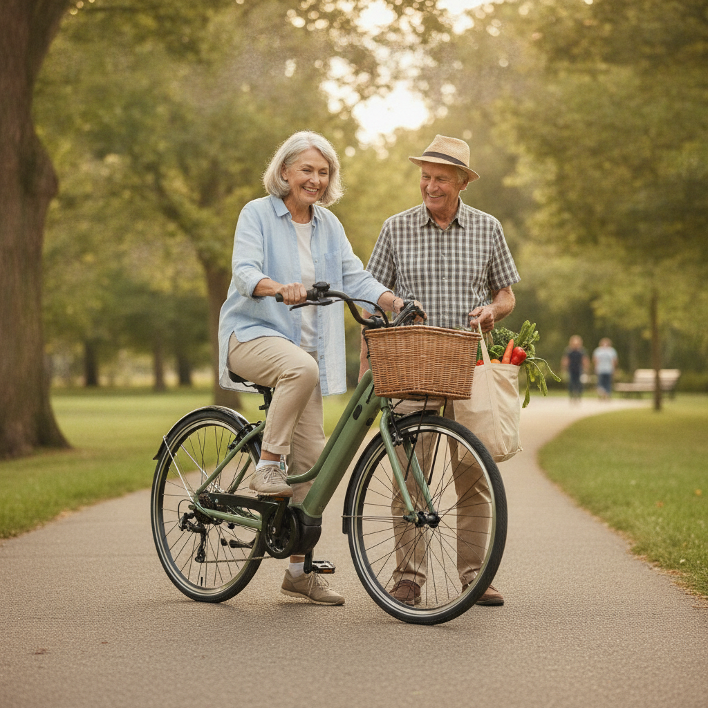 คู่มือเลือกจักรยานไฟฟ้าสำหรับผู้สูงอายุ ขับง่าย ปลอดภัย - senior-ebike-buying-guide-safety