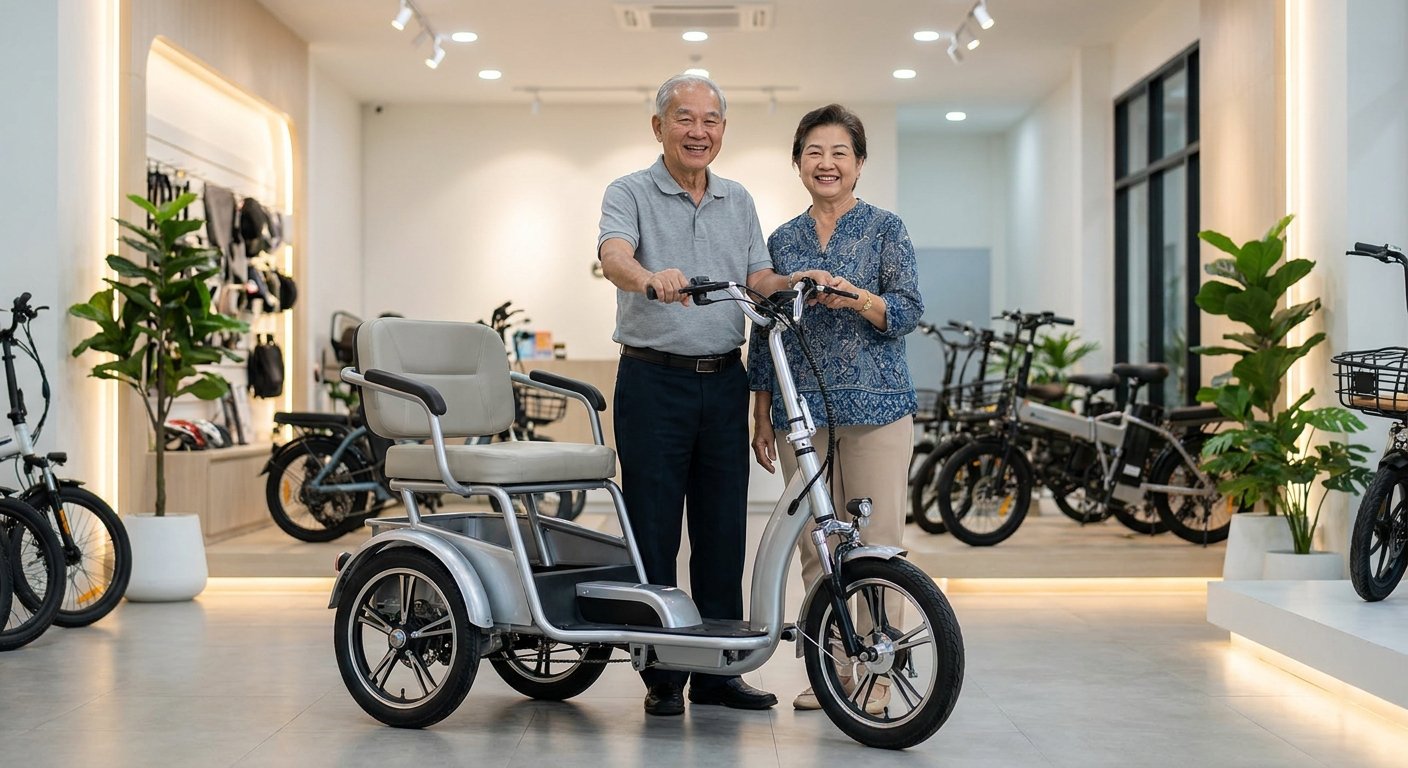 ผู้สูงอายุเลือกซื้อ e-Bike อย่างไร ปลอดภัย ขี่ง่าย ไม่ล้ม