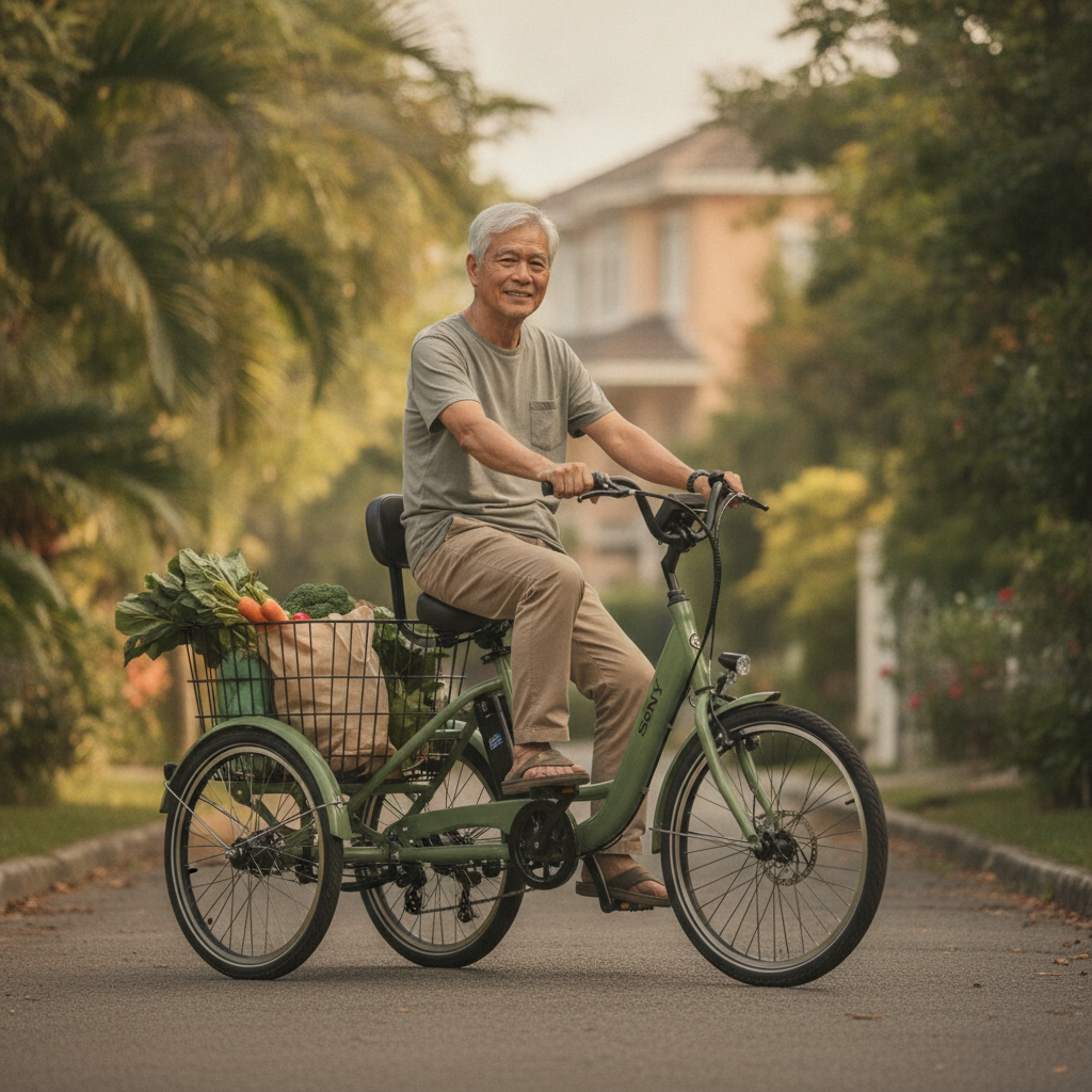 วิธีเลือกจักรยานไฟฟ้าให้ผู้สูงอายุ ขี่ปลอดภัย ไม่ล้มง่าย - senior-ebike-buying-guide-safety