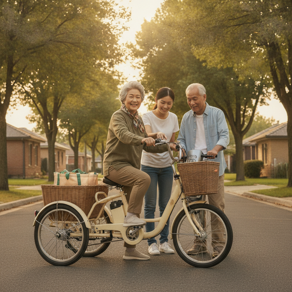 คู่มือเลือกจักรยานไฟฟ้าให้ผู้สูงอายุ ปลอดภัย ใช้งานง่าย - senior-ebike-buying-guide