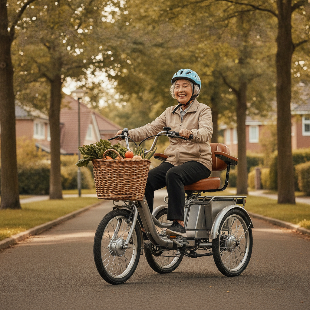 วิธีเลือกจักรยานไฟฟ้าให้ผู้สูงอายุ ขี่ง่าย ปลอดภัย ไม่ล้ม - senior-ebike-safety-buying-guide