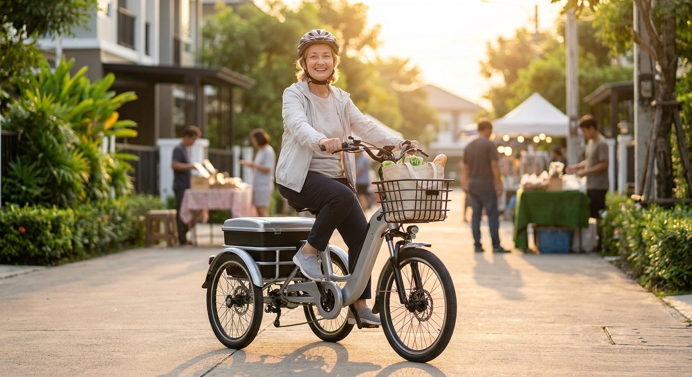 เทรนด์ e-Bike 3 ล้อปี 2027 ยานยนต์ปลอดภัยสำหรับผู้สูงวัย