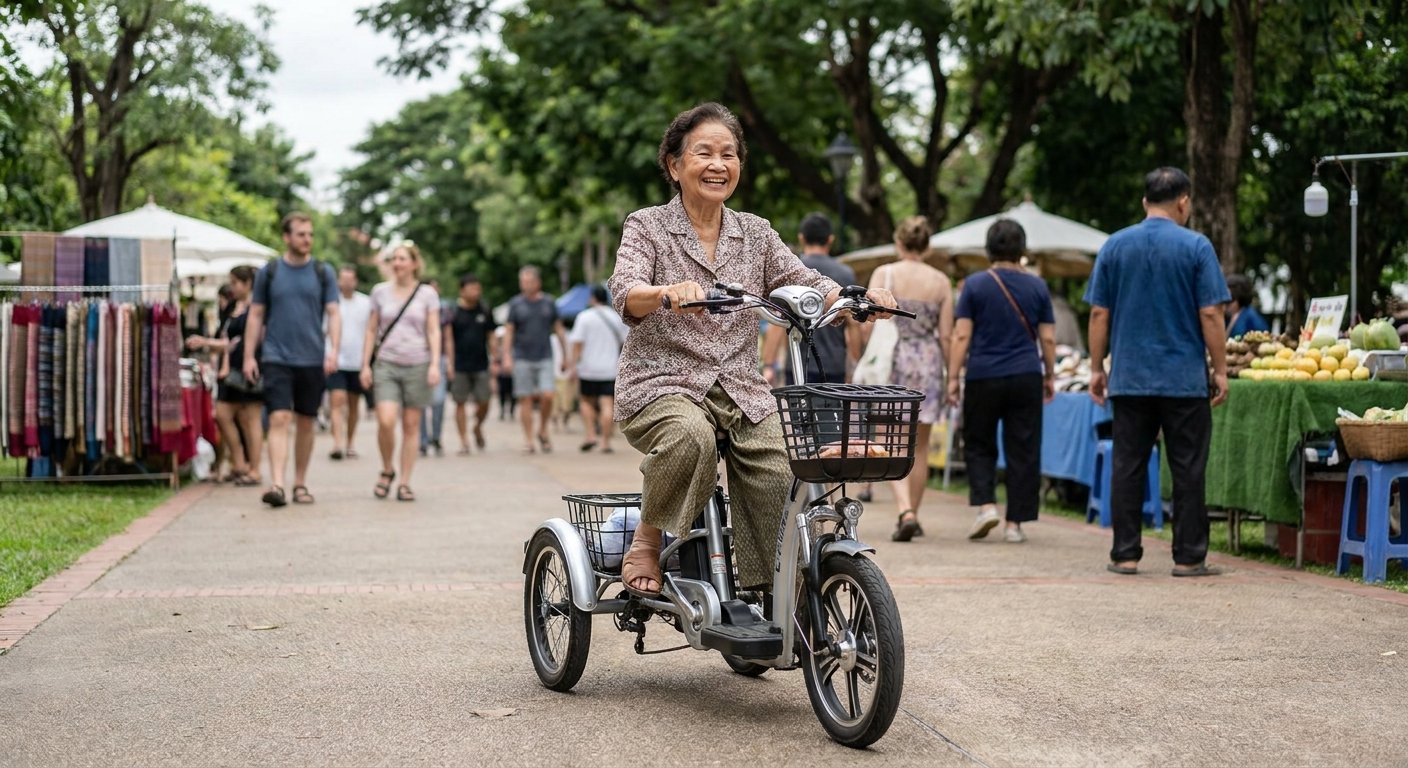 วิธีเลือกจักรยานไฟฟ้าผู้สูงอายุ ขี่ง่าย มั่นคง ปลอดภัย