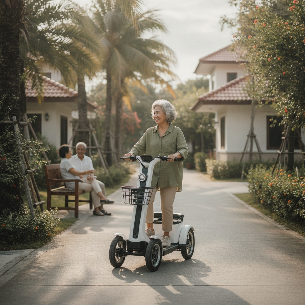 คู่มือเลือกจักรยานไฟฟ้าผู้สูงอายุ ปลอดภัย ทรงตัวง่าย ไม่ล้ม - senior-electric-tricycle-buying-guide