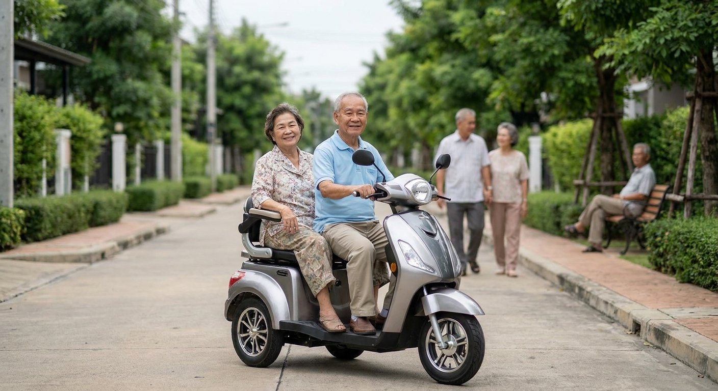 เทรนด์ 3 ล้อไฟฟ้า 2027 ตอบโจทย์สังคมสูงวัย ขี่ง่าย ปลอดภัย