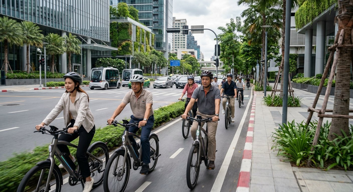 ส่องเทรนด์ Smart e-Bike 2027 เบรก ABS และ GPS กันขโมย