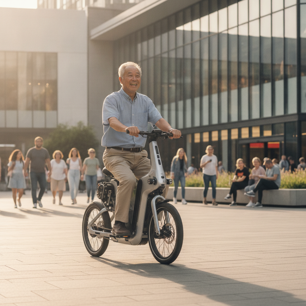 เทรนด์ e-Bike อัจฉริยะปี 2027 ระบบทรงตัวกันล้มเพื่อผู้สูงวัย - smart-ebike-anti-fall-trend