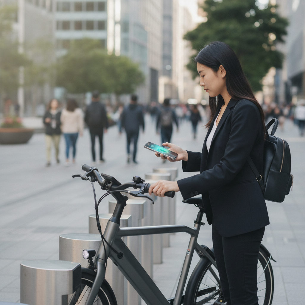 เทรนด์ Smart e-Bike สแกนปลดล็อกผ่านมือถือ กันขโมยอัจฉริยะ - smart-ebike-anti-theft-technology