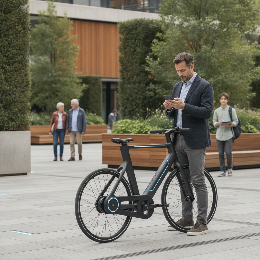 เทรนด์ Smart e-Bike ปี 2027 ระบบ IoT สั่งล็อกรถตัดไฟผ่านแอป - smart-ebike-iot-security-trend