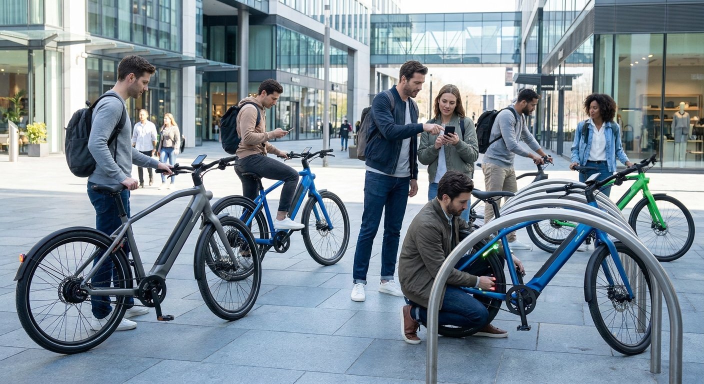 เทรนด์ Smart E-Bike 2027 ระบบกันขโมย GPS ผ่านมือถือมาแรง
