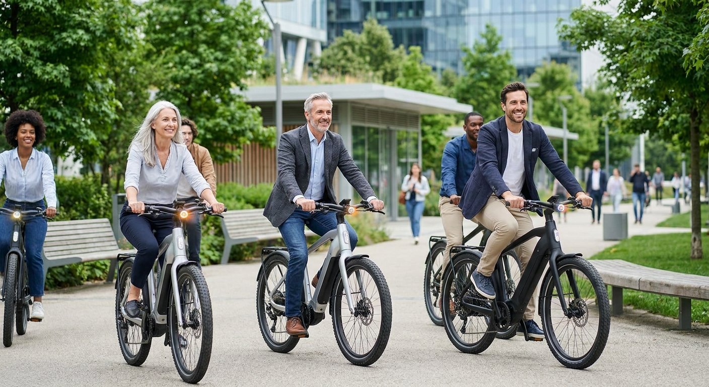 เทรนด์ e-Bike อัจฉริยะปี 2027 ระบบเบรก ABS และ GPS กันขโมย