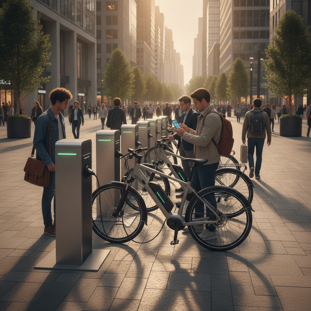เทรนด์ E-Bike 2027 ชาร์จไว 15 นาที พร้อมระบบ GPS กันขโมย - smart-ebike-trends-fast-charging