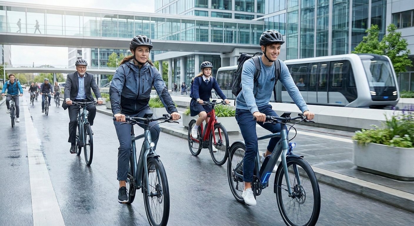 ส่องเทรนด์ Smart e-Bike 2027 ระบบตัดไฟ GPS ตอบโจทย์คนเมือง