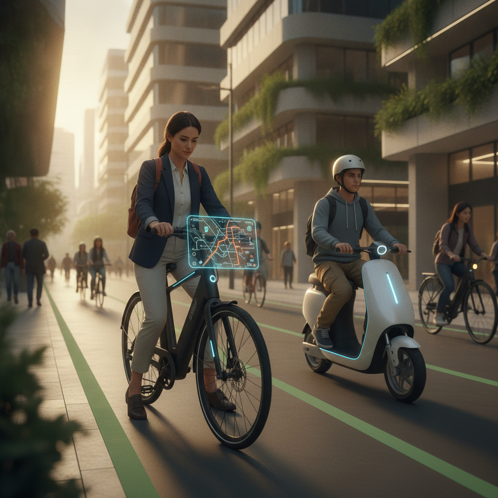 ส่องเทรนด์ Smart e-Bike 2027 ระบบตัดไฟ GPS ตอบโจทย์คนเมือง - smart-ebike-trends-urban-commute