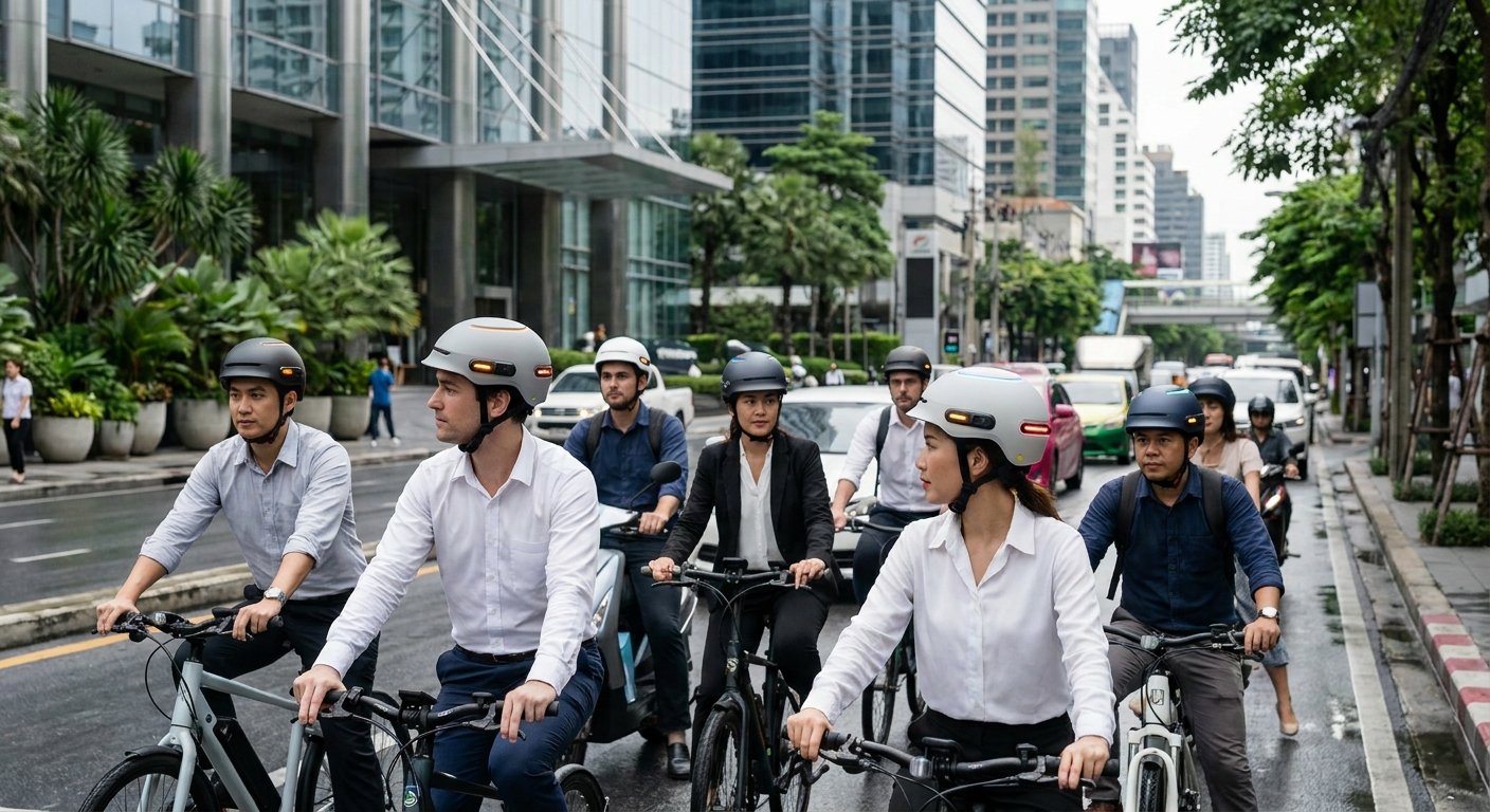 ส่อง Smart Helmet ยกระดับความปลอดภัยขี่ e-Bike ในไทย