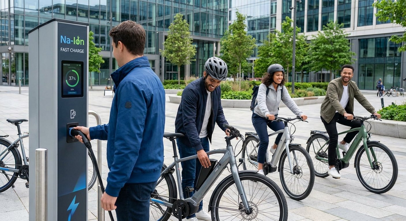 เทรนด์แบตโซเดียม E-Bike ชาร์จไว ปลอดภัย ไม่ติดไฟ ราคาถูกลง