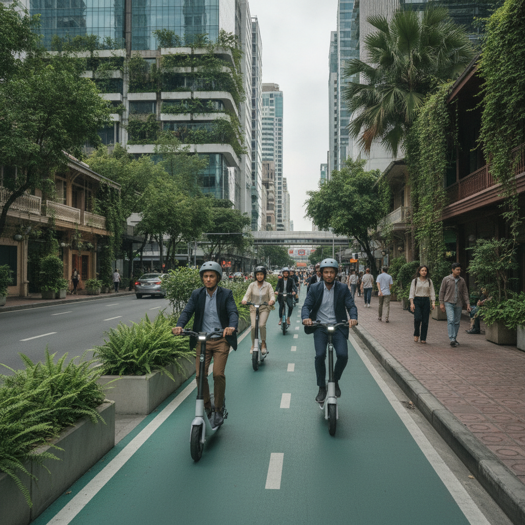ส่องกฎหมายสกู๊ตเตอร์ไฟฟ้าไทย 2027 ขี่เลนไหนถูกระเบียบ - thai-electric-scooter-regulations-2027