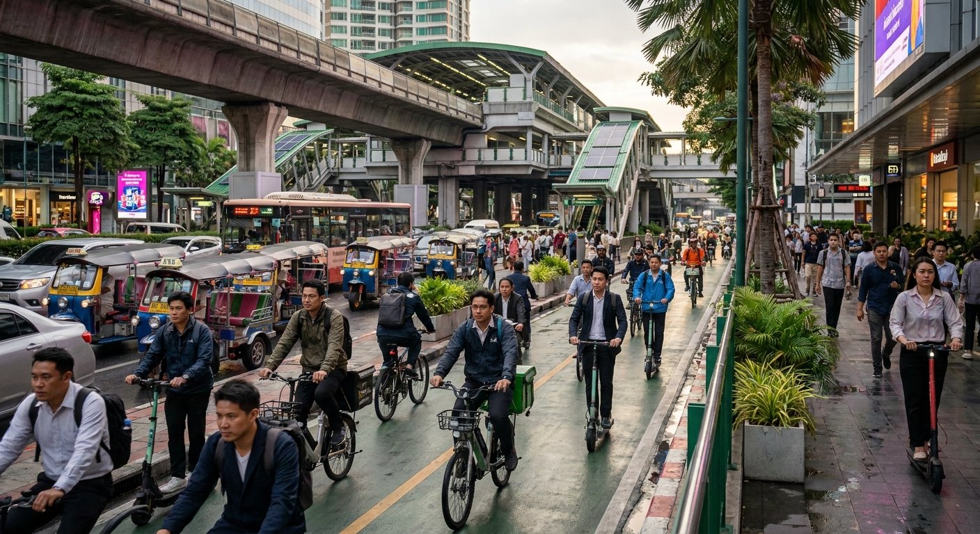เทรนด์ Micro-Mobility ไทย คนเมืองแห่ใช้ E-Bike รับปี 2027