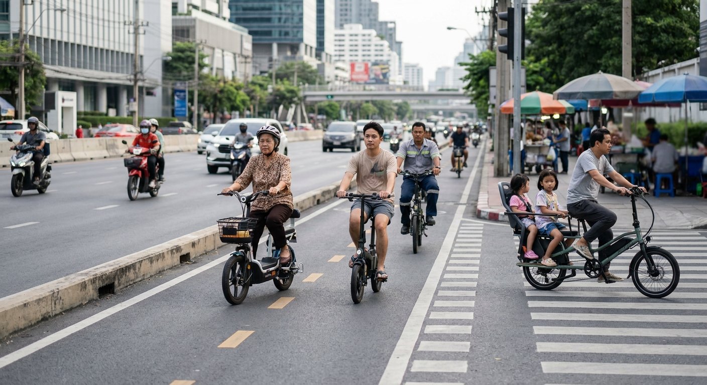 กฎหมาย E-Bike ไทยล่าสุด ขี่บนถนนได้ไหม ต้องจดทะเบียนหรือยัง