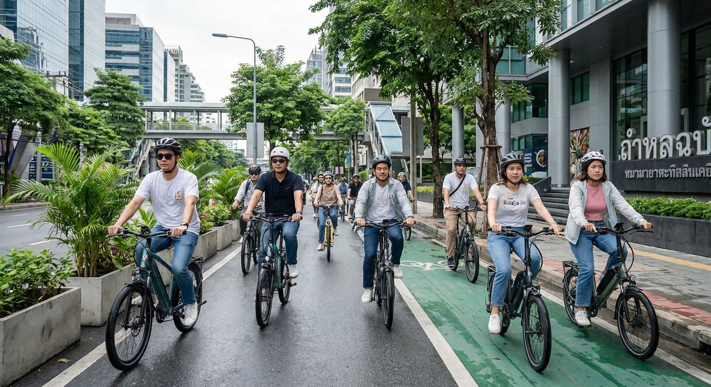 อัปเดตกฎหมาย e-Bike ไทย ต้องจดทะเบียนไหม ขี่เลนไหนปลอดภัย