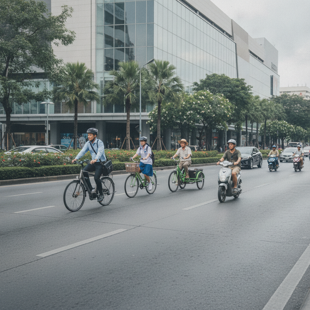 กฎหมายจักรยานไฟฟ้าล่าสุด วิ่งเลนไหนได้บ้าง ไม่ให้โดนปรับ - thailand-ebike-traffic-law-update