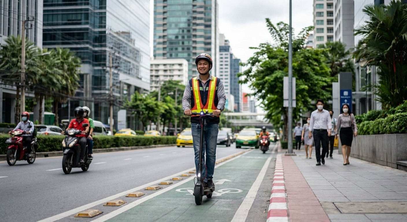 กฎหมายสกู๊ตเตอร์ไฟฟ้าในไทย อัปเดตล่าสุด ขี่อย่างไรไม่ผิดกฎ