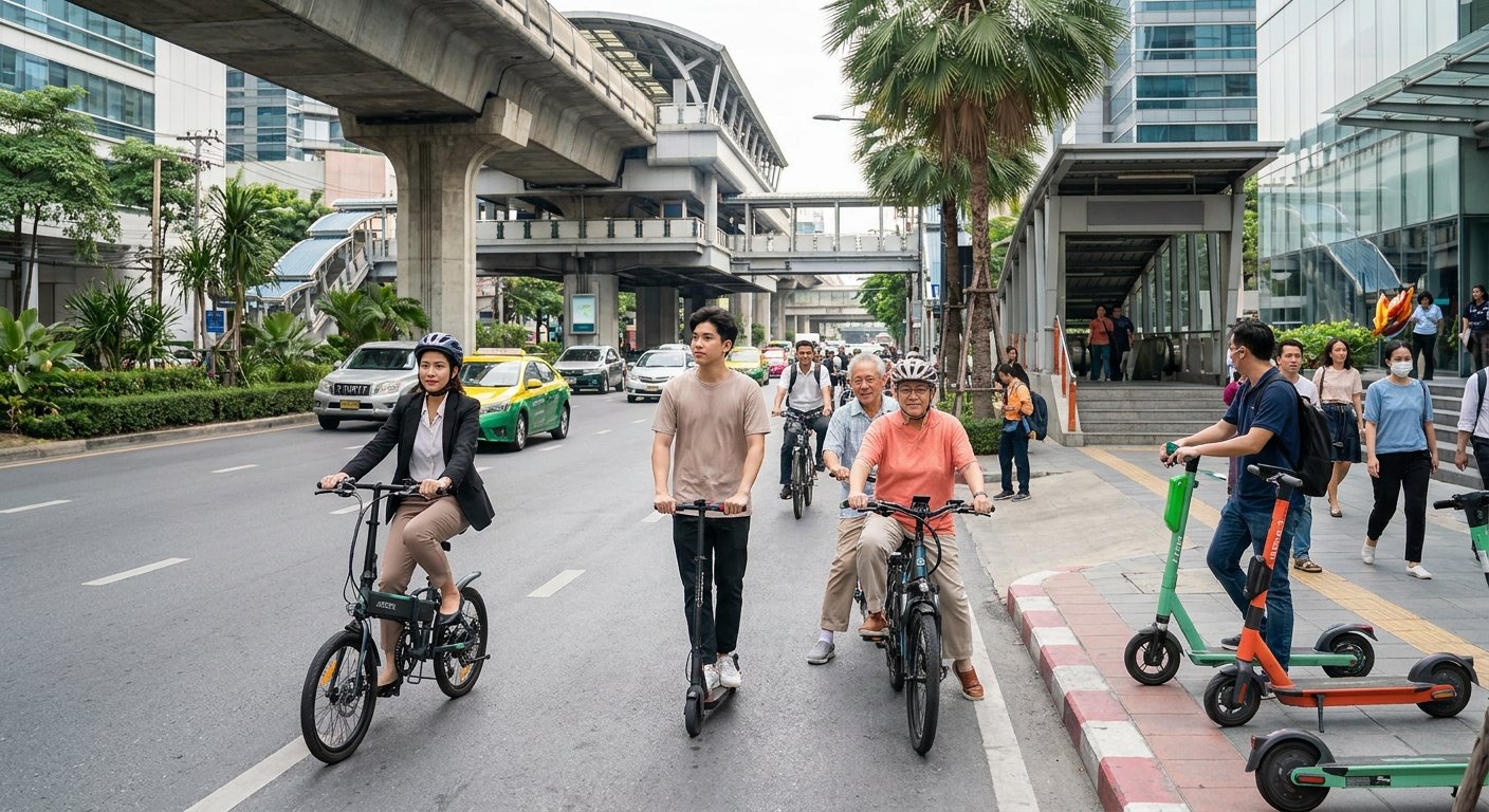 ส่องเทรนด์ Micro-mobility ไทย จักรยานไฟฟ้าไซส์เล็กมาแรง