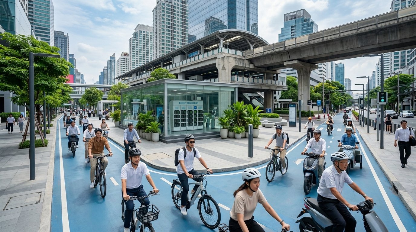 ผ่าเทรนด์ Micro-Mobility 2027 e-bike หัวใจเมืองอัจฉริยะ