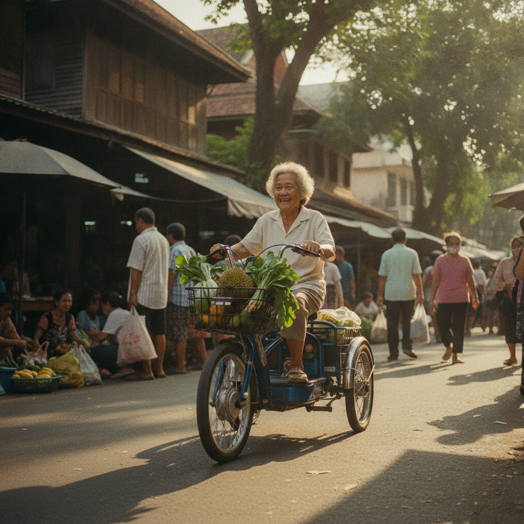 เทรนด์ e-Bike 3 ล้อไฟฟ้า รับสังคมสูงวัย ขี่ง่าย ไม่ล้ม - three-wheel-ebike-elderly-trend