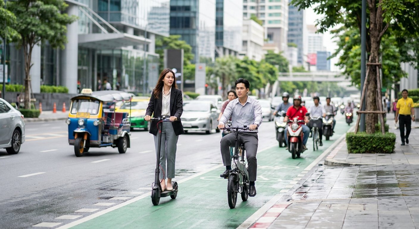เทรนด์ Micro-Mobility มาแรง คนเมืองใช้ e-Bike แก้รถติด