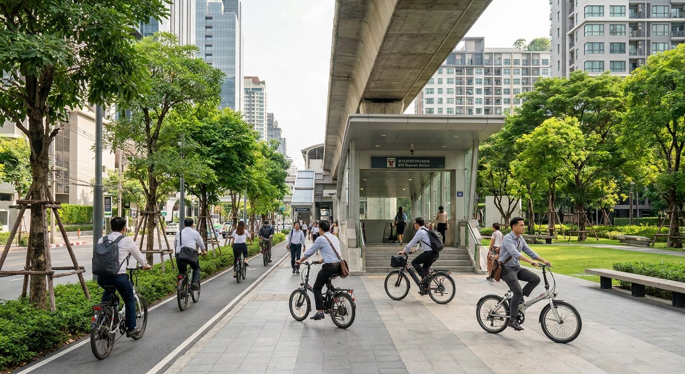 เทรนด์ e-Bike เชื่อมรถไฟฟ้า ทางเลือกใหม่คนเมืองสู้ค่าน้ำมัน