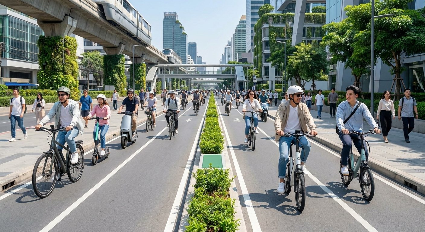 จับตานโยบายเลน Micro-mobility 2027 ยกระดับทางวิ่ง e-Bike